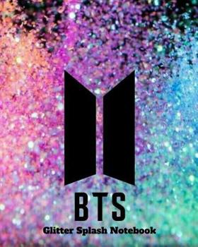 Bts Glitter Splash Notebook