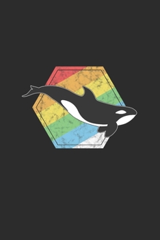 Orca Whale Notebook: Killer Whale Gift / 6x9 Inches / 120 Sites / Ruled Paper