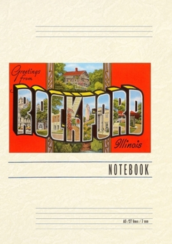 Paperback Vintage Lined Notebook Greetings from Rockford, Illinois Book