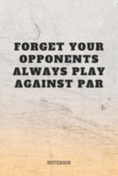 Paperback Notebook: Golf Lover Planner / Organizer / Lined Notebook (6" x 9") Book