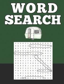 Paperback Word Search: For RV Campers and Travel Lovers Large Print Amazing Puzzles With Answer Pages Book