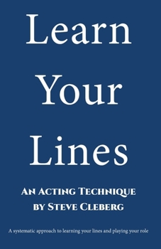 Paperback Learn Your Lines Book