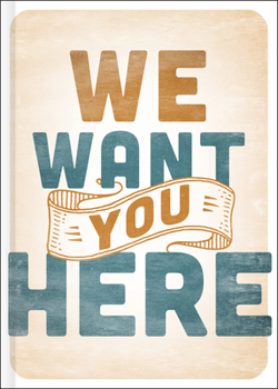 Hardcover We Want You Here Book