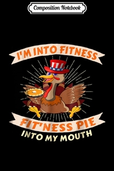 Composition Notebook: Thanksgiving Happy Day USA American Flag Pie Turkey  Journal/Notebook Blank Lined Ruled 6x9 100 Pages