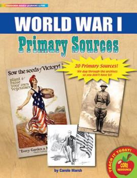 Hardcover World War I Primary Sources Pack Book