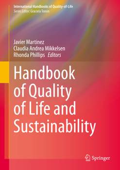 Hardcover Handbook of Quality of Life and Sustainability Book