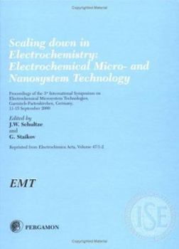 Hardcover Scaling Down in Electrochemistry: Electrochemical Micro- And Nanosystem Technology Book