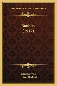 Paperback Baubles (1917) Book