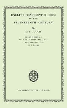 Paperback English Democratic Ideas in the Seventeenth Century Book