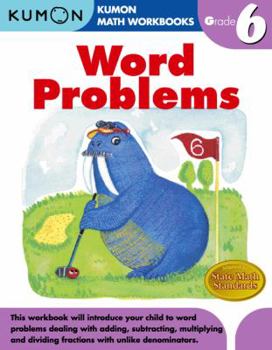 Paperback Kumon Grade 6 Word Problems Book