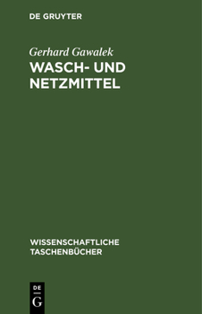 Hardcover Wasch- Und Netzmittel [German] Book
