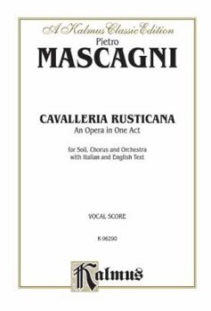Paperback Cavalleria Rusticana: Italian, English Language Edition, Comb Bound Vocal Score [Italian] Book