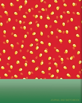 Journal and Sketchbook: 180 Blank Pages for Doodles, Notes, Lists and More, Strawberry