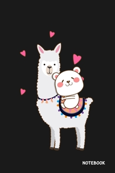 Notebook: Blank Lined Notebook to Write In for Notes, To Do Lists, Notepad, Journal, Cute Gifts for Llama Bear Lover