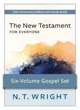 Paperback New Testament for Everyone Gospel Set: 20th Anniversary Edition with Study Guide Book