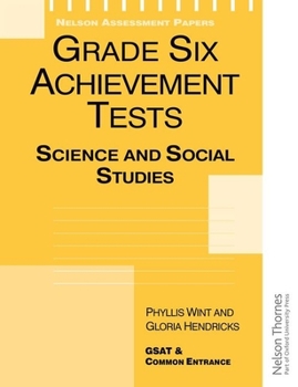 Spiral-bound Grade Six Achievement Tests Assessment Papers Science and Social Studies Book