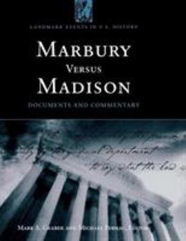 Hardcover Marbury versus Madison: Documents and Commentary Book