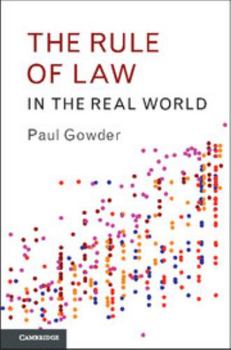 Hardcover The Rule of Law in the Real World Book