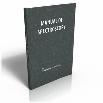 Paperback Manual of Spectroscopy Book