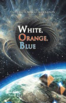 Paperback White, Orange, Blue Book