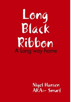 Hardcover Long Black Ribbon Book