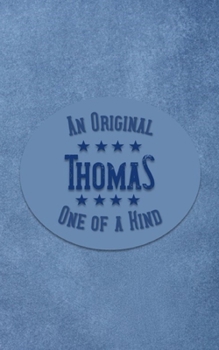 Paperback Thomas: Personalized Writing Journal for Men Book
