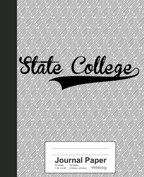 Paperback Journal Paper: STATE COLLEGE Notebook Book