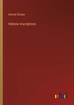 Paperback Hebrew Inscriptions Book