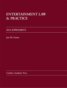 Paperback Entertainment Law and Practice 2012 Supplement Book