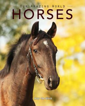 Paperback Horses: Amazing Pictures & Fun Facts on Animals in Nature Book