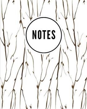 Paperback Notes: Floral Nature Watercolor (8) - Cute Writing Notebook For School, Home & Office - [Classic] Book