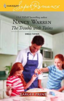 Mass Market Paperback The Trouble with Twins [Large Print] Book