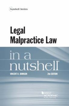 Paperback Legal Malpractice Law in a Nutshell (Nutshells) Book