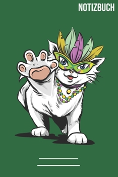 Notizbuch quadratisch Katzen Maske: A5  Notebook • 111 Seiten  • Extra  Kalender 2020 •  Einzigartig •  Kariert •  Karriert •  karo  • Geschenk • Geschenkidee (German Edition)