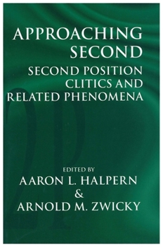 Paperback Approaching Second: Second Position Critics and Related Phenomena Book
