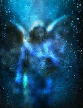 Angel Journal: 7.44 X 9.69 - Blank-Lined Journal with Faded Angel Image in Background on Every Page - (Diary/Notebook)