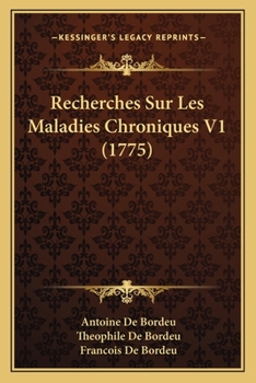Paperback Recherches Sur Les Maladies Chroniques V1 (1775) [French] Book