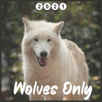 Paperback Wolves only: 2021 wall & Office Calendar 16 Monthe, Book
