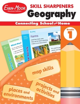 Paperback Skill Sharpeners: Geography, Grade 1 Workbook Book