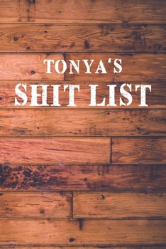 Tonya's Shit List: Dot Bullet Wood Notebook/Journal