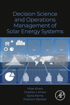 Paperback Decision Science and Operations Management of Solar Energy Systems Book