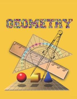 Geometry : Math Notebook Squared Graph Paper Large Quad Ruled Squares