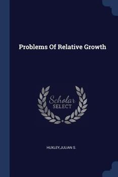 Paperback Problems Of Relative Growth Book