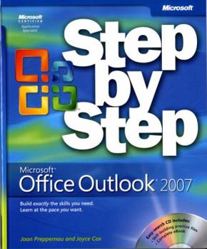 Paperback Microsoft Office Outlook 2007 Step by Step [With CDROM] Book