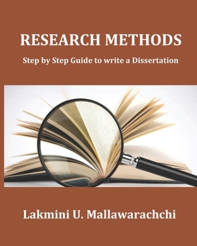 Paperback Research Methods: Step by Step Guide to write a Dissertation Book