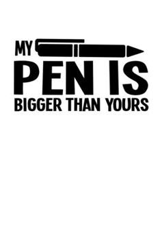 Paperback Notebook: Penis Cock Blowjob Pen Pun Gift 120 Pages, 6X9 Inches, Blank Book