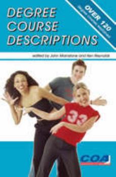 Paperback Degree Course Descriptions Book