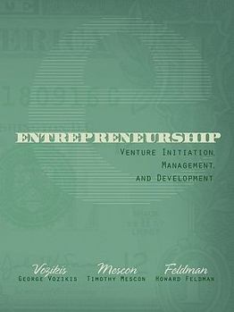 Paperback Entrepreneurship: Venture Initiation, Management, and Development Book