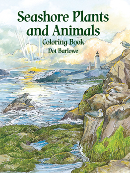 Paperback Seashore Plants and Animals Coloring Book