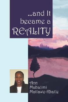 Paperback ...and It became a REALITY Book